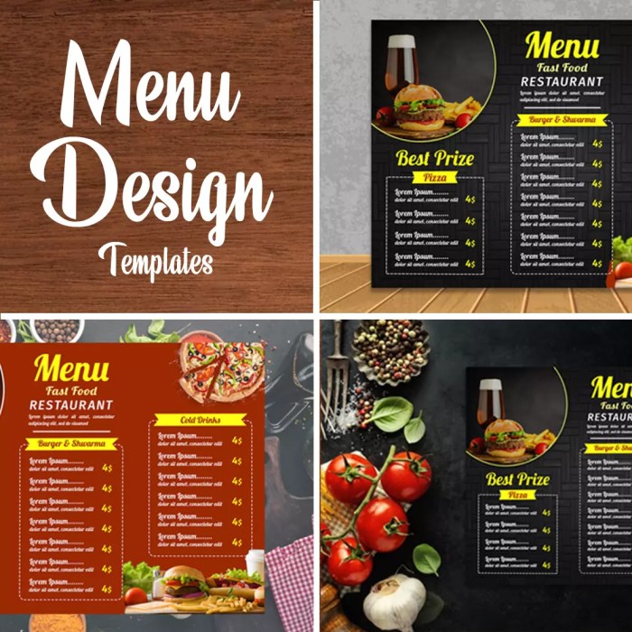 Restaurant Food Menu Template Design - MasterBundles